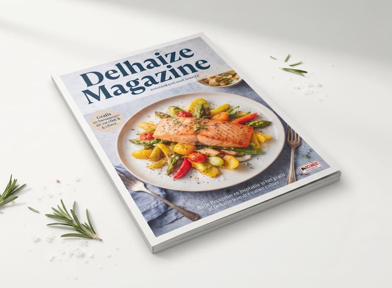 Cover van het Delhaize Magazine